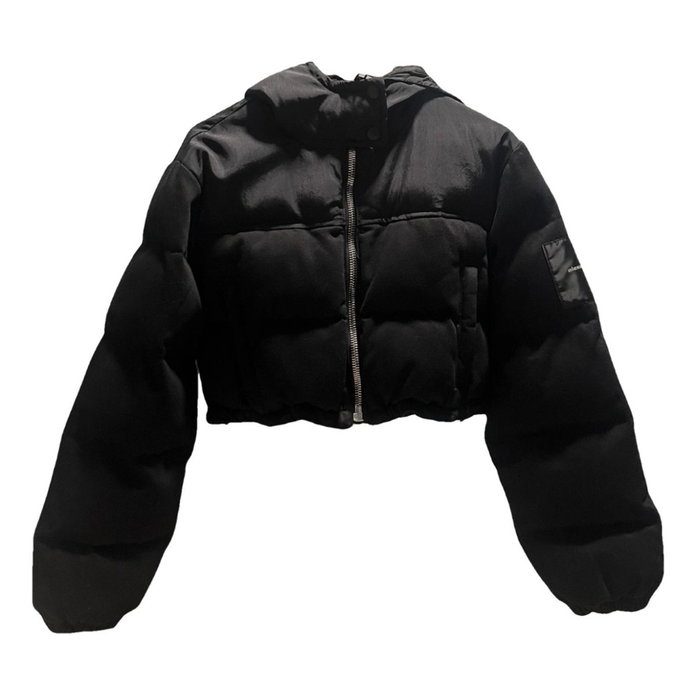 Alexzander wang Black Cropped Puffer Jacket